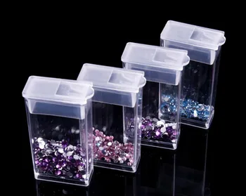 Dimanta Krāsošanas Piederumi 64 Tīkla Konteineru Kastes DIY Diamant Izšuvumi Mozaīkas Rīki Biezumu caurspīdīgas Plastmasas Urbšanas somas