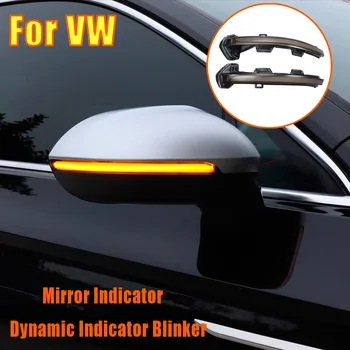Dinamiskā Blinker LED Pagrieziena Signāla VW Passat B8 Variants Arteon Gaismas Spogulis Indikators Sērijveida 2016 2017 2018 2019 2020