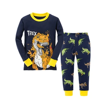 Dinozauru Pidžamas Zēniem, Bērniem, Dzīvnieku Sleepwear Bērniem Homewear Naktsveļu Meitenēm Pidžamas Bērnu Pijamas 1-8 Gadiem