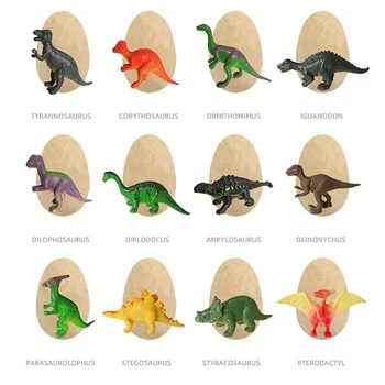 Dinozauru Rotaļlietas, Dino Olas Komplekts Bērniem Dāvanas Atvērtu 12 Unikālas Dinozauru Olas Cute Dinozauri Svētku dāvanas bērniem brinquedos #4D12