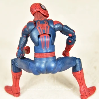 Disney Brīnums Avengers Zirnekļa Cilvēks 15cm Rīcības Skaitlis Poza Modelis Anime Apdare Kolekcija Statuetes Rotaļlietas paraugs bērniem