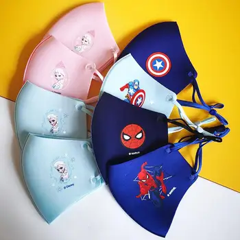 Disney Cosplay Piederumi anime Bērnu sejas maskas paraugs sasaldēts bērnu aizsardzības modes aksesuārus bezmaksas piegāde