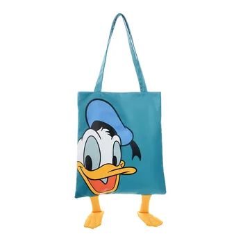 Disney Donald Duck dāma iepirkumu grozs students skolas soma jaunu cartoon soma sieviešu auduma soma, iepirkumu soma bērnu mātes-bērna soma