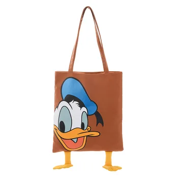 Disney Donald Duck dāma iepirkumu grozs students skolas soma jaunu cartoon soma sieviešu auduma soma, iepirkumu soma bērnu mātes-bērna soma