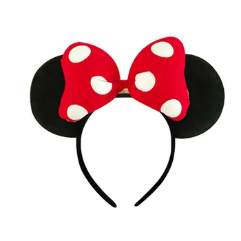 Disney Mickey Matu Joslā labāko pārdošanas matu stīpas minnie galvu rotaļu galvassegu matadatu pieaugušo bērnu Disney Piederumi