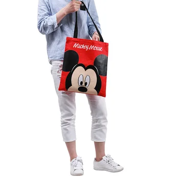 Disney Mickey Mouse Soma Māmiņa Bērnu Autiņbiksīšu Somas Mamma Tote Minnie Mouse Meitenes Plecu Somas Māmiņa Dzemdību Maiss Audekls Somas