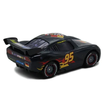 Disney Pixar Cars 2 3 Vācija melns Zibens McQueen Metāla Lējumiem sakausējuma klasisks Rotaļu Auto 1:55 Zīmolu rotaļlietām Jaunus Noliktavā