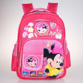 Disney princess Mickey mouse 1-3 pakāpes pamatskolas bērnu multiplikācijas filmu skolas soma zēns meitene minnie plecu grāmata, soma, mugursoma