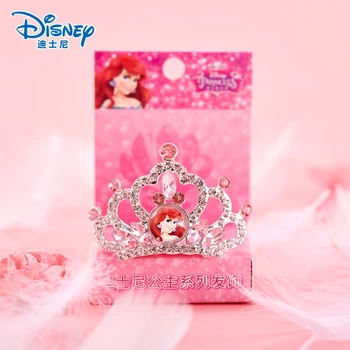 Disney Saldēti Princess Crown Sofija Ariel Anna Elsa Vainagu Sirds Dārgakmens Matu Aksesuāri Rotaļlietas Meitenēm Grims Izlikties, Spēlēt Aplauzums Rotaļlietas