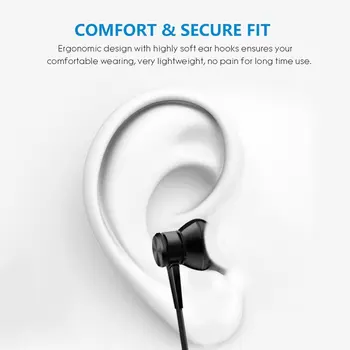 DISOUR Magnētisko Bezvadu Bluetooth Austiņu Sporta Darbojas Austiņas Ar Mic Neckband Stereo Trokšņa Samazināšanas Austiņas Tālruni