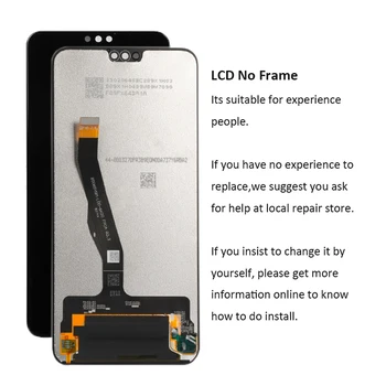 Displeja Huawei Honor 8x LCD Displejs, Touch Screen Ar Rāmi Digitizer Montāža Nomaiņa Godu 8X LCD Ekrāna JSN-L22