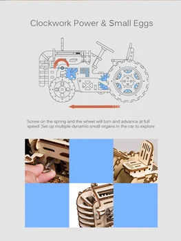 DIY 3D Koka Puzzle Spēle, Lāzera Griešana Mehāniskā Modeļa Montāžas Rotaļlieta Dāvana Zēns & Meitenes LK par Dropshipping