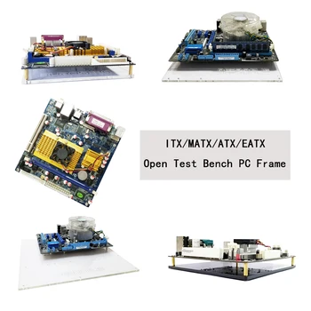 DIY PC Overclock Testa Stendā Atvērt Rāmi ITX MATX ATX Datoru, Mini-PC HTPC Gaisa Lietā Turētājs DIY Tukša Atbalsta grafiskās Kartes