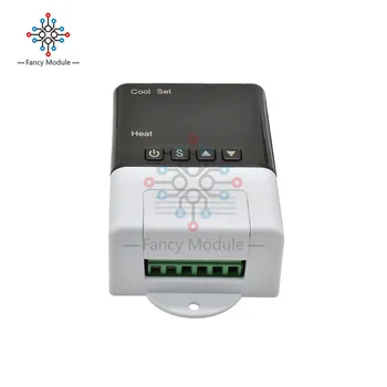 Diymore Termometru, Higrometru, AC 110 -220V LED Displejs, Temperatūras un Mitruma Kontrolieris ar Sensoru Zonde Akvāriju Inkubators