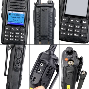 DMR Digitālo Walkie Talkie 5W Retevis RT72 UHF, VHF divjoslu divvirzienu Radio 4000 CH SMS GPS Digitālais Radio Rokas Šķiņķis Transīvers