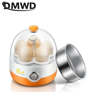 DMWD Daudzfunkcionāls Mini Electric Olu Plīts Katlu Brokastis Maker Pārtikas Apkures Steamer Par 1 Cilvēku Automātiska izslēgšanās 220V
