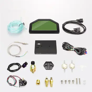 DO908 Universālā Dash Sacensību Displejs Vadu Josta Uzstādīt Paneļa LCD Ekrāna Platums Full Sensoru Komplekts Paneļa Rallija Auto