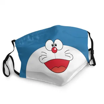 Doraemon Shizuka Nobita Skaitļi Pasūtījuma Gadījuma Modes Mazgājams Sejas Maska Unisex Bērniem Pieaugušo Jaunu 3d Drukas Anime Maska Muti