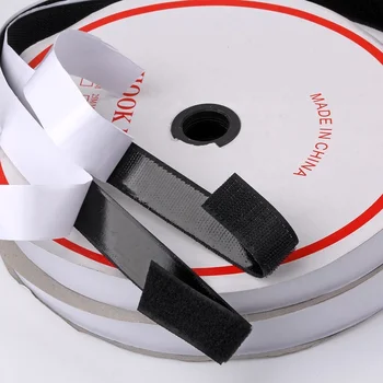 Double-sided adhesive Velcro aizkaru lentes Velcro āķis plīvurs aizkaru lentes pašlīmējošu lentu var pielāgot Velcro lentes