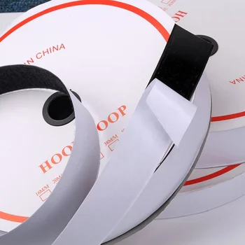Double-sided adhesive Velcro aizkaru lentes Velcro āķis plīvurs aizkaru lentes pašlīmējošu lentu var pielāgot Velcro lentes
