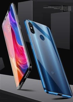 Double Sided Magnētisko Gadījumā Huawei P smart Z vāciņa telefonu gadījumā Magnēts Stikla Pilnībā Segtu Huawei P smart plus 2019 Telefonu gadījumā