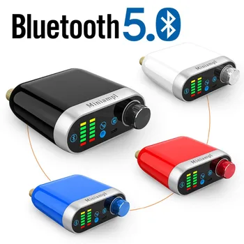 Douk audio HiFi Mini Bluetooth 5.0 HiFi Jaudas Pastiprinataju D Klases Tpa3116 Digitālo Amp USB Skaņas Karti, AUX 50W*2 Mājas audio