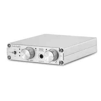 DOUK AUDIO Mini XMOS XU208 USB DAC Audio Decoder DSD256 HiFi Austiņu Pastiprinātāju, Pārveidotāju, RCA PCM384K / 32Bit