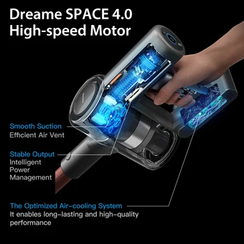 Dreame V11 Rokas Bezvadu putekļsūcējs OLED Displeju Portatīvo Bezvadu 25kPa Viss vienā Putekļu Savācējs grīdas Paklāju Tīrītājs
