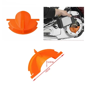 Drip-Bezmaksas Eļļas Filtra Piltuve + Primārā Lieta Eļļas Filtra, Drenāžas Piltuves Remonts Instrumenti Motocycle , Oranža