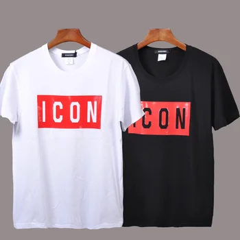 DSQICOND2 Jaunu Gadījuma T-krekli IKONA, kas Iespiestas Vīriešu T Krekls Fitnesa dizainera Mens o kakla Cilvēks T-krekls Vīriešu Tshirts Bezmaksas Piegāde