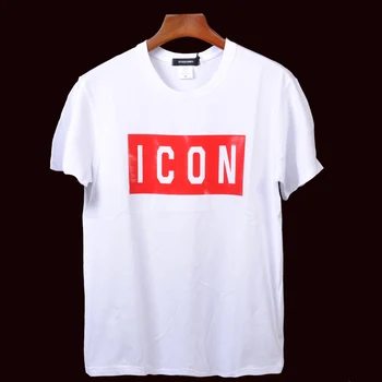 DSQICOND2 Jaunu Gadījuma T-krekli IKONA, kas Iespiestas Vīriešu T Krekls Fitnesa dizainera Mens o kakla Cilvēks T-krekls Vīriešu Tshirts Bezmaksas Piegāde