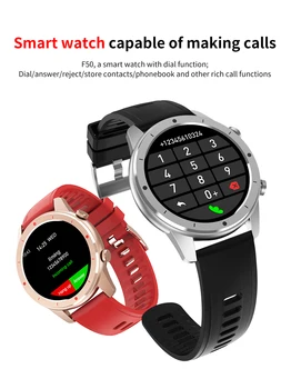 DT78 Plus Smart Skatīties F50 Bluetooth Zvanu Pielāgošanas Skalu, Fona Vīrieši Sirds Likmi, Fitnesa Tracker Sieviešu Valkājamas Ierīces, Aproces