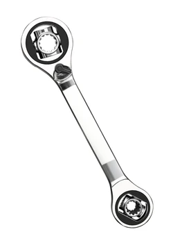 DTBD Sprūdrata uzgriežņu Atslēgu 360 Grādu Rotācijas Socket Uzgriežņu atslēgas Ar Spline Skrūves 52 1 Universāli Auto Remonts Rokas Instrumenti Uzgriežņu atslēgu Rokturis