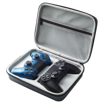 Dual Kontrolieris Uzglabāšanas Soma, PU ūdensizturīgs Cietos vākos Apvalka Somiņa pārnēsāšanai Lodziņā PlayStation PS 5 4 Roktura Piederumi