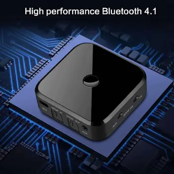 Dual Link Bluetooth 5.0 o Raidītājs Uztvērējs Aptx Zema Latentuma 3.5 mm SPDIF Mājas TV Bezvadu Mūzikas Adapteri