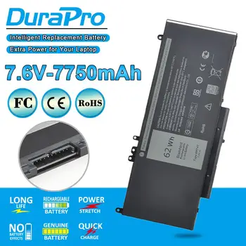 Durapro 7.6 V 62Wh 6MT4T Akumulators priekš Dell Latitude E5470 E5570 Notebook 15.6