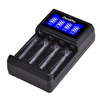 Durapro LCD USB 4 Portu Lādētājs AA, AAA Ni-MH, Ni-Cd Akumulators, lai Kalkulatoru,Atskaņotājs,Tālvadības pults,Rotaļlietas Akumulators