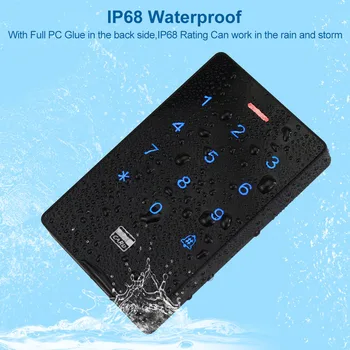 Durvju Piekļuves Kontroles Sistēma Komplekts Āra IP68 Ūdensnecaurlaidīga RFID Tastatūra + Barošanas + 180KG Elektriskā, Magnētiskā Atslēga Streiku, Slēdzenes