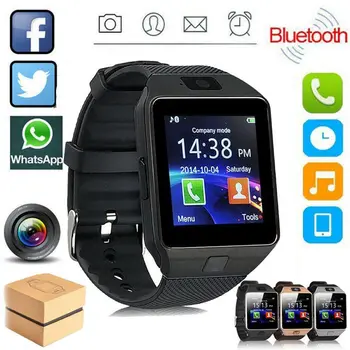 DZ09 Bluetooth Smart Watch Tālruņa Zvanu 2G GSM SIM TF Karti Kameras Rokas Pulksteņi, iPhone, Samsung, HuaWei Xiaomi Smart Skatīties