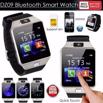DZ09 Bluetooth Smart Watch Tālruņa Zvanu 2G GSM SIM TF Karti Kameras Rokas Pulksteņi, iPhone, Samsung, HuaWei Xiaomi Smart Skatīties