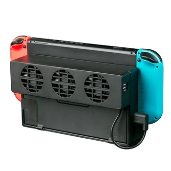 Dzesēšanas Ventilators Nintendo Slēdzis NS Sākotnējā Stāvēt Spēļu Konsole Doks Dzesētājs ar 3-USB Ventilators Dzesēšanas Ventilators Nintend NS NX