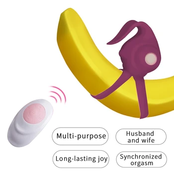 Dzimumlocekļa Gailis Vibrators Vibrējošais Gredzens Produkti Sievietēm Penis, Vibrators Seksa Rotaļlietu Vīriešiem Orgasma Masturbator uz Pāris Bezvadu Tālvadības