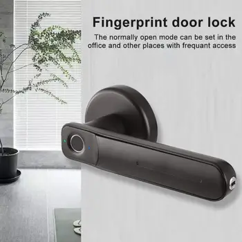 Dzīvoklis Droši Elektriskā Smart Aparatūras USB Ports pirkstu Nospiedumu Durvju slēdzenes Biometrijas Cinka Sakausējuma Ģimenes Ar Atslēgām, Keyless Ierakstu