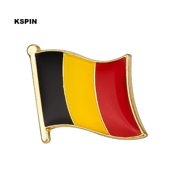Dānijas karogu, atloks pin pin žetons 10pcs daudz Broša Ikonas KS-0048