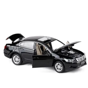 Dāvanas 1:32 Honda Accord 8 Sakausējuma modeļa simulācijas die-casting skaņas un gaismas savākšanas modeli,bērnu rotaļlietas,bezmaksas piegāde