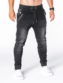 Džinsi treniņbikses Zīmolu Vīriešu modes Militāro Kravu Bikses Multi-kabatas Baggy Vīriešu Bikses Gadījuma Bikses (Dungriņi) Bikses Joggers