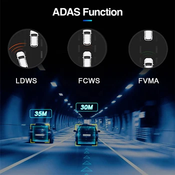E-ACE D13 10 Collu Auto Dvr 4G Atpakaļskata Spogulis Android 8.1 Dash Cam GPS Navigācijas Video Ierakstītājs atbalsta 1080P, Atpakaļskata Kamera