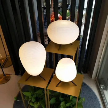 E27 Modernās Galda Lampas Dzīvojamā Istabā Mūsdienu Galda Lampas, Gultas Lampa, LED Dekoratīvais Stikls galda lampa