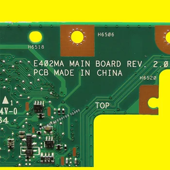 E402MA E502MA Portatīvo datoru mātesplati Par Asus E402MA E502MA E402M E502M E402 E502 Testa sākotnējā mainboard 8G RAM N3540 4 kodoliem