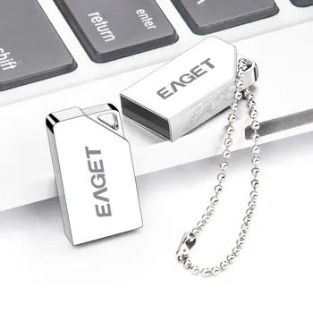Eaget USB 2.0 Pendrive 32GB Super Mini Pen Drive Triecienizturīgs Memoria USB Memory Stick Ūdensizturīgs USB Flash Disku ar Datoru, U8M